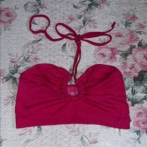 Urban Outfitters Hot Pink Crop Top